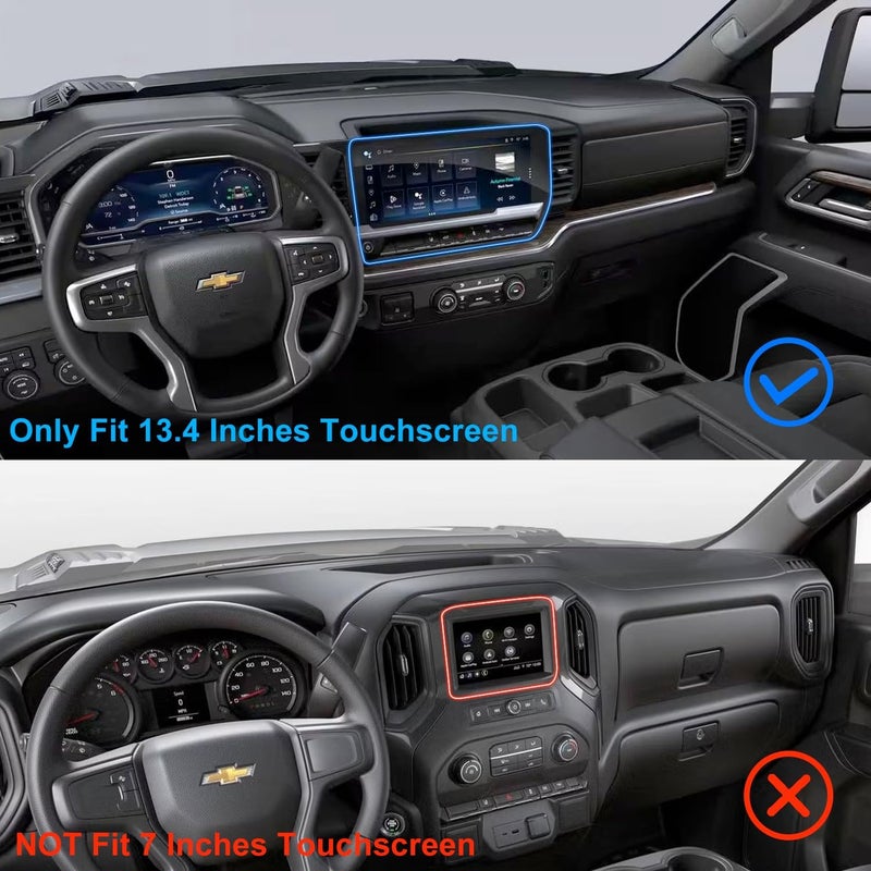 ZKJAYOE for 2022 2023 2024 2025 2026 Chevrolet Silverado & GMC Sierra Phone Mount, 2022+ Chevy Silverado 1500/2500/3500 Magsafe Phone Holder, Only fit 13.4" Touchscreen, 2025 Silverado & Sierra Accessories - Image 2